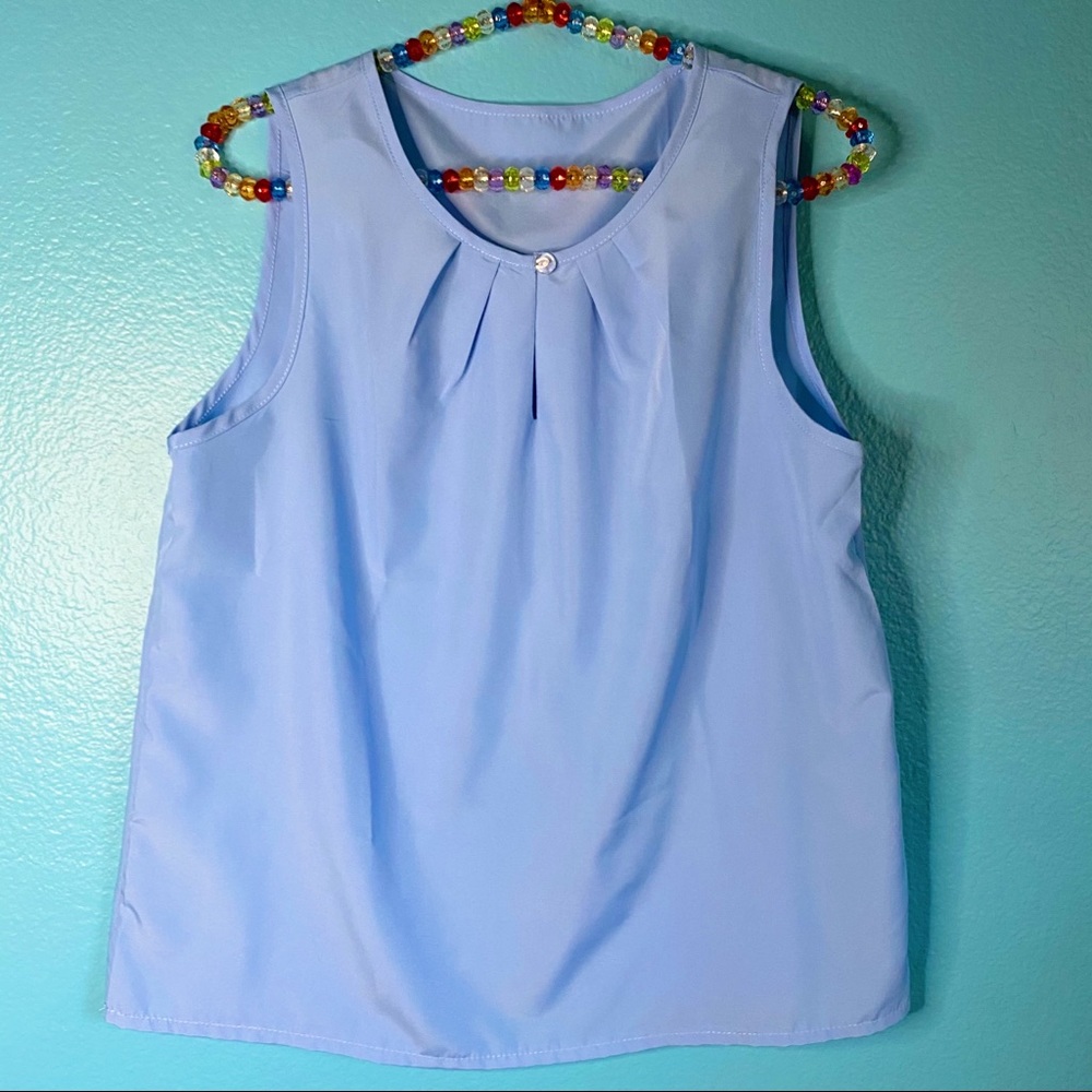 Blue tank top